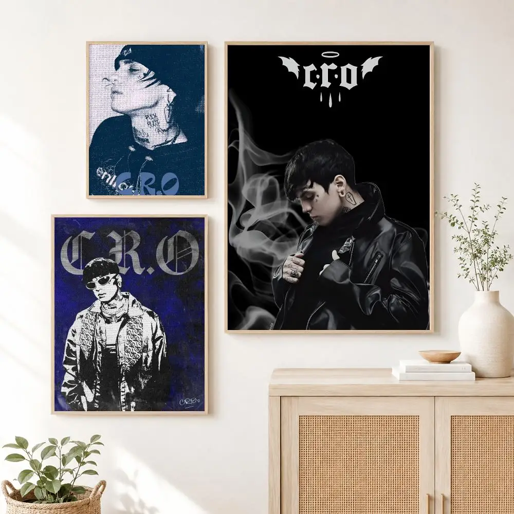 Pop Singer A-Argentina C.R.O Album Poster Self Adhesive Wall Art Decor for Bedroom Living Room Office Home Decor Gift