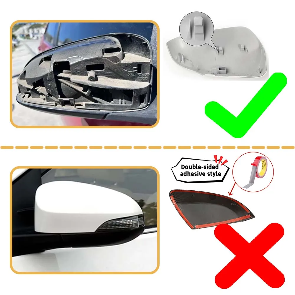 Car Upgrade For Audi Q5 FYB 2018–2023 & Q7 4MB 2016–2023 Auto Left or Right Rear View Mirror Bottom Cover Trim Replacement
