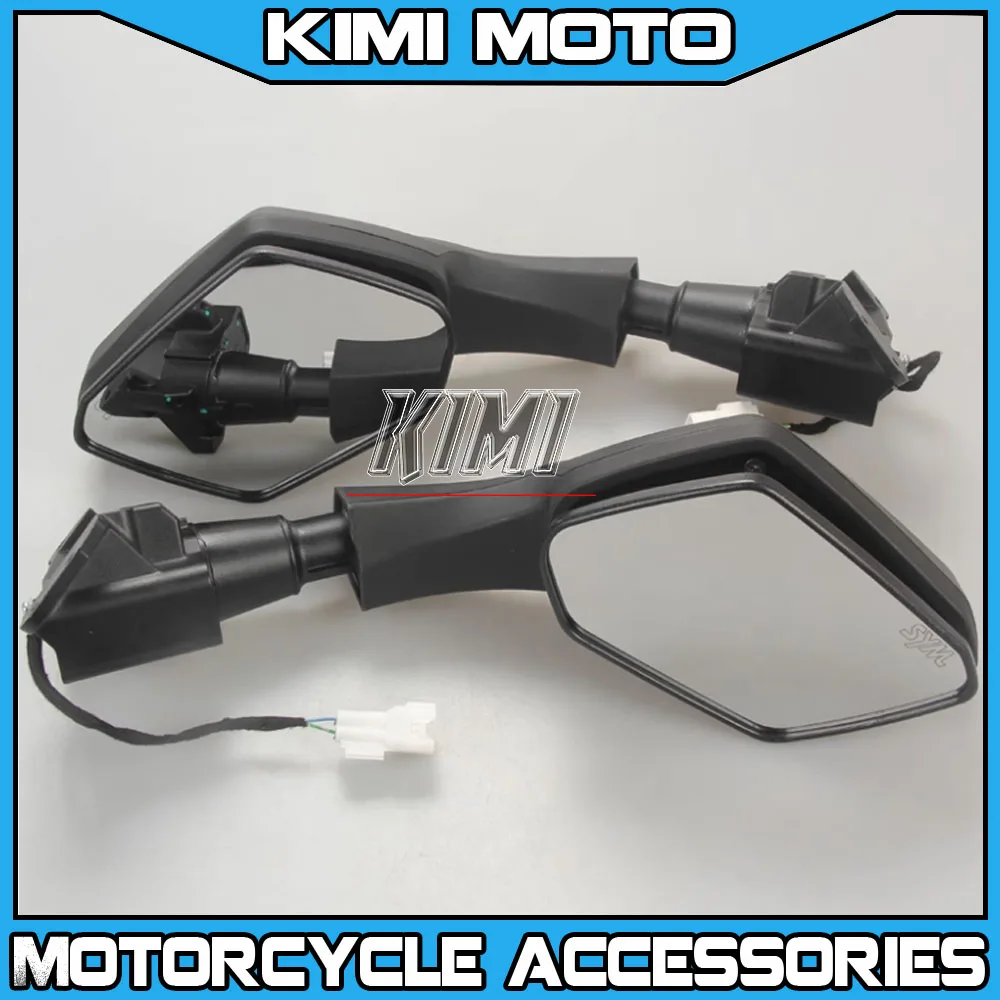 

For SYM Cruisym 400 Motorcycle Left and Right Rearview Mirror XS400T Reflector Reversing Mirror Original Accessories