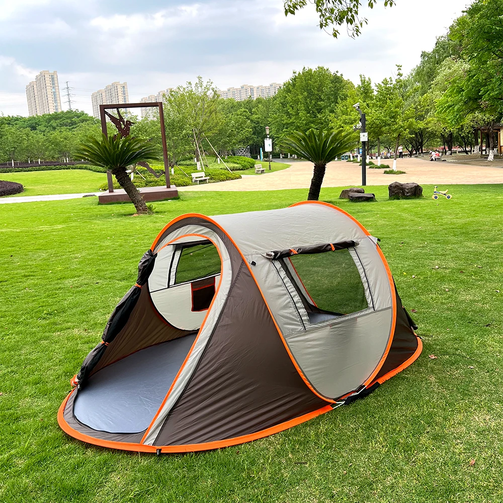 

3-4 people pop-up tent, waterproof camping pop-up tent, garden tent, beach tent, fishing tent, suitable for camping hiking trips