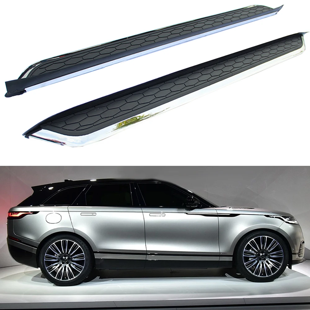 Fixed Running Boards Side Step Pedal Nerf Bar Fits for Land Rover Velar 2018-2021