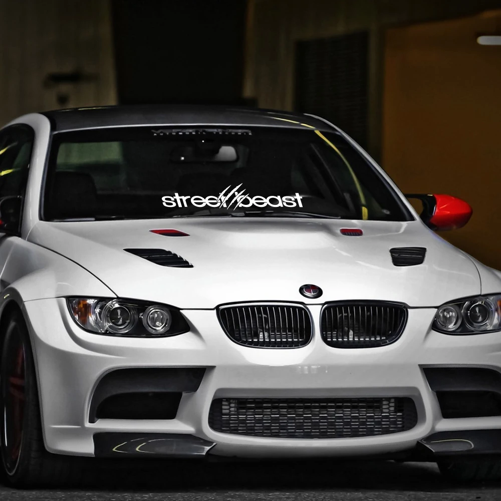 Car Front Rear Windshield Whole Body Sticker Auto Waterproof Vinyl Film Car Styling Window Decoration Auto Tuning Accessories