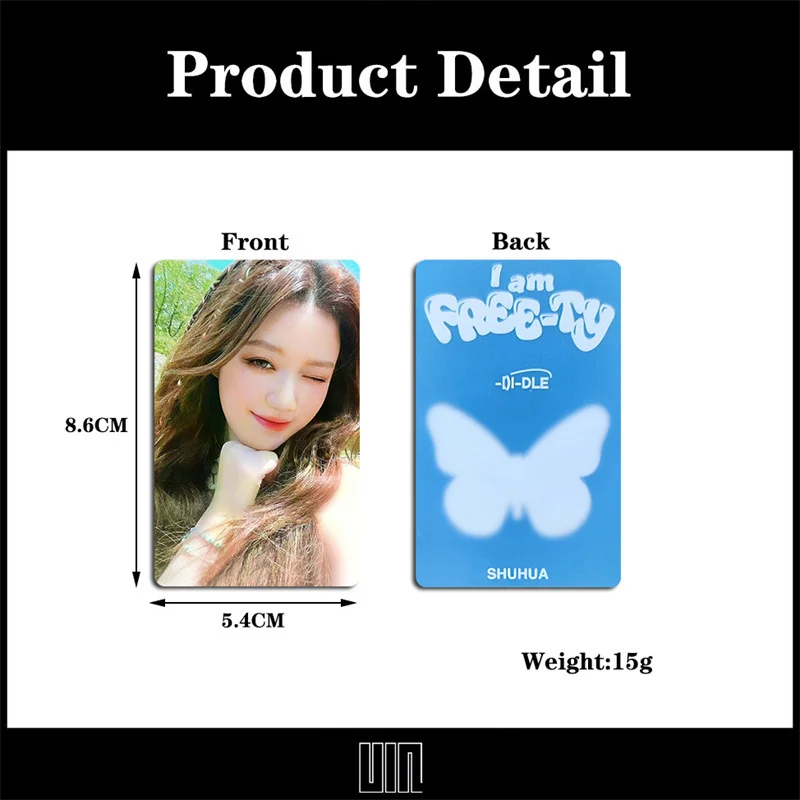 KPOP 5 Cards/Set GIDLE Small Card Album LOMO Card SONG YUQI SHUHUA MINNIE SOOJIN (G)I-DLE Fan Favorite Gift Photo Postcard