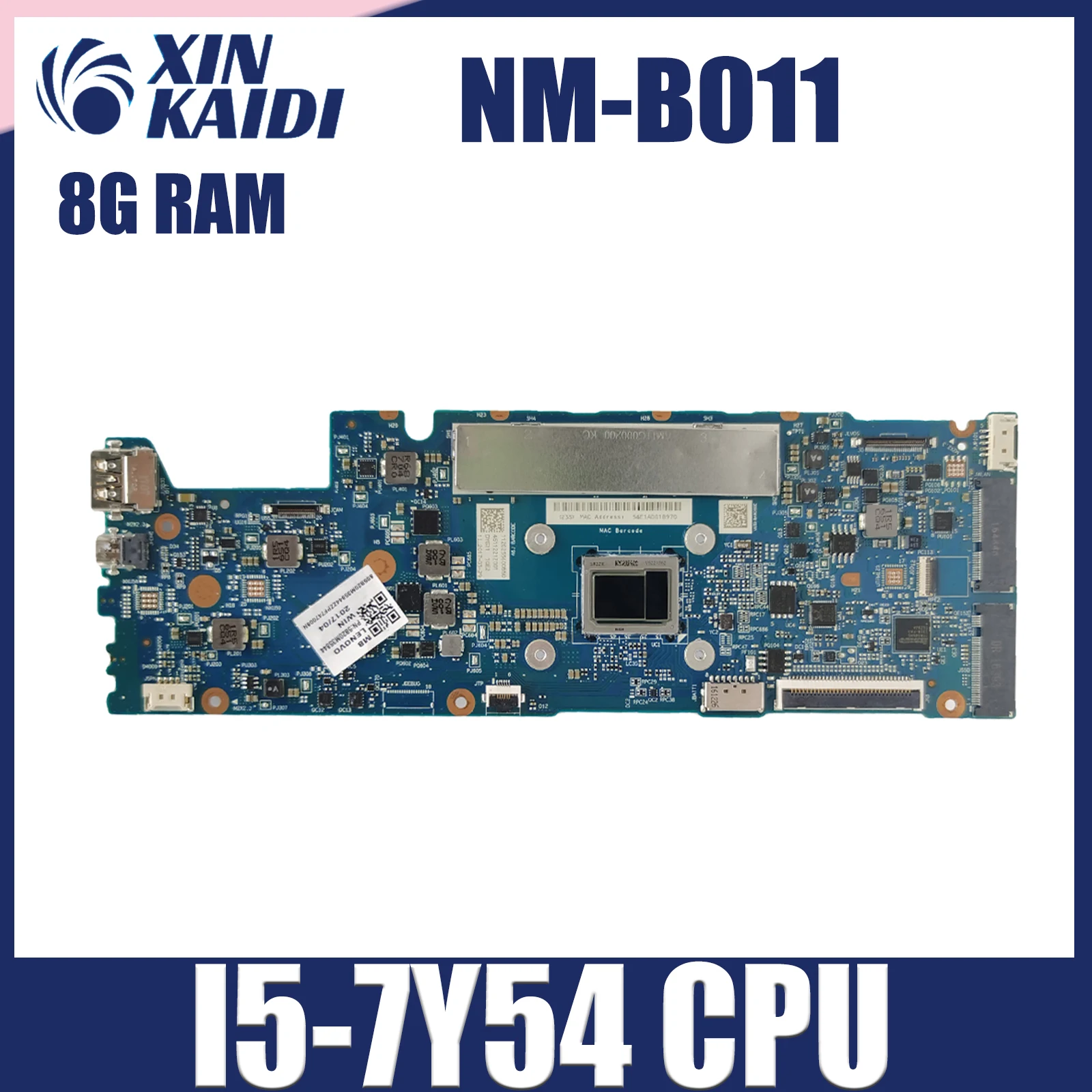 

NM-B011 Notebook Mainboard For Lenovo Yoga 710-11IKB Laptop Motherboard CPU M37Y30 UMA 4G 100% Tested Ok