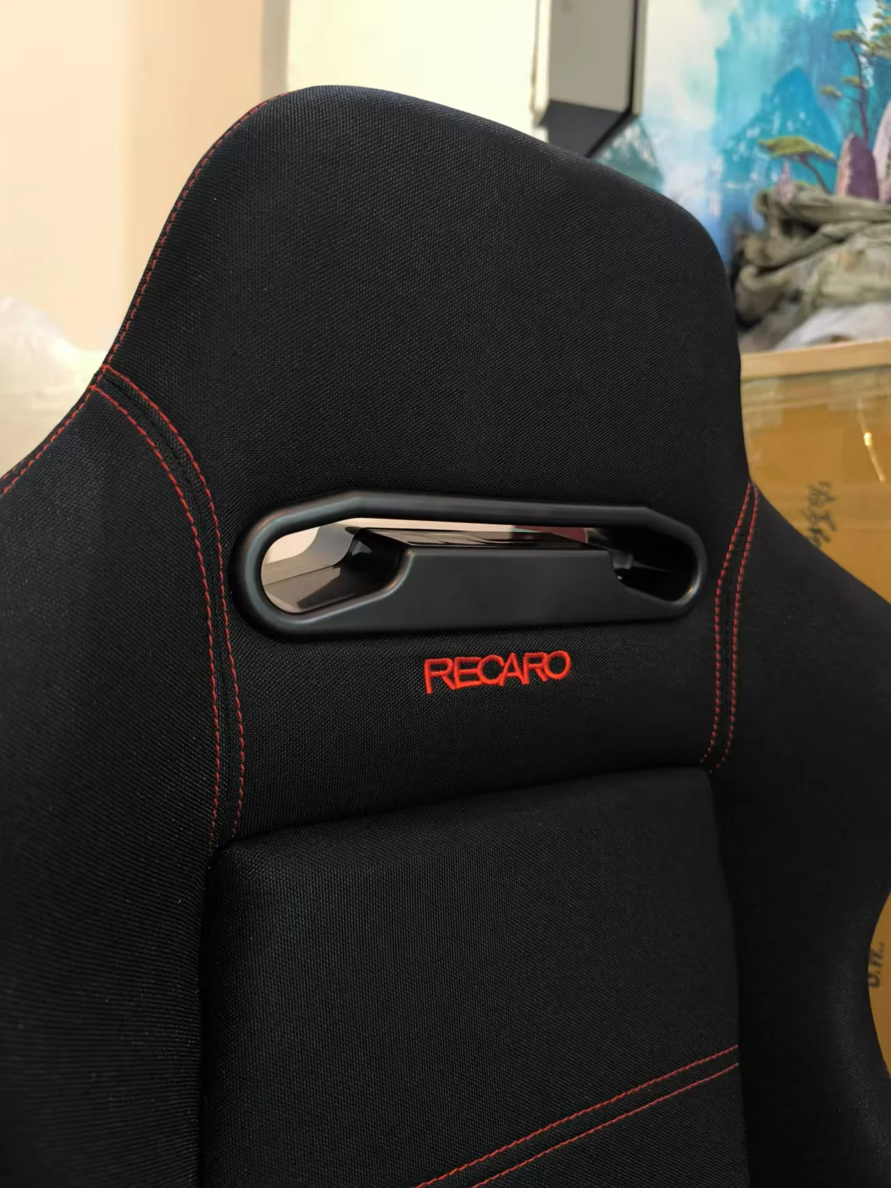 RECARO Car Seat Adjustable Racing Seat Universal For Sport Car Simulator Bucket Seats Black Frosting Car Interior Accessories