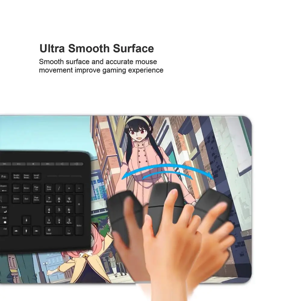 لوحة الماوس الساخن أنيمي 1000x500 القلقاس ساكاموتو أيام XXL كبيرة الألعاب عدم الانزلاق مكتب لوحة المفاتيح الحصير حصيرة مكتبية جاسوس xFamily 