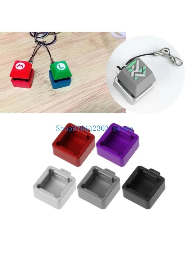 

652F Durable Metal MX Switches Tester Base Keychain Lightweight Portable
