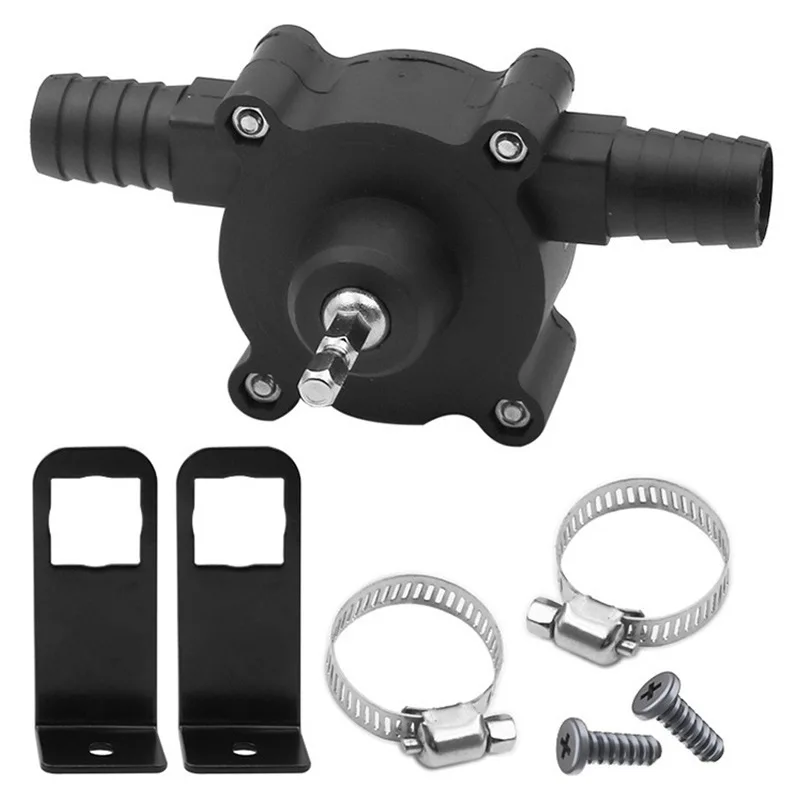 Portable Hand Drill Water Pump Kit-DC Self-Priming,No Battery Needed,Compatible with Any Electric Drill for Easy Liquid Transfer