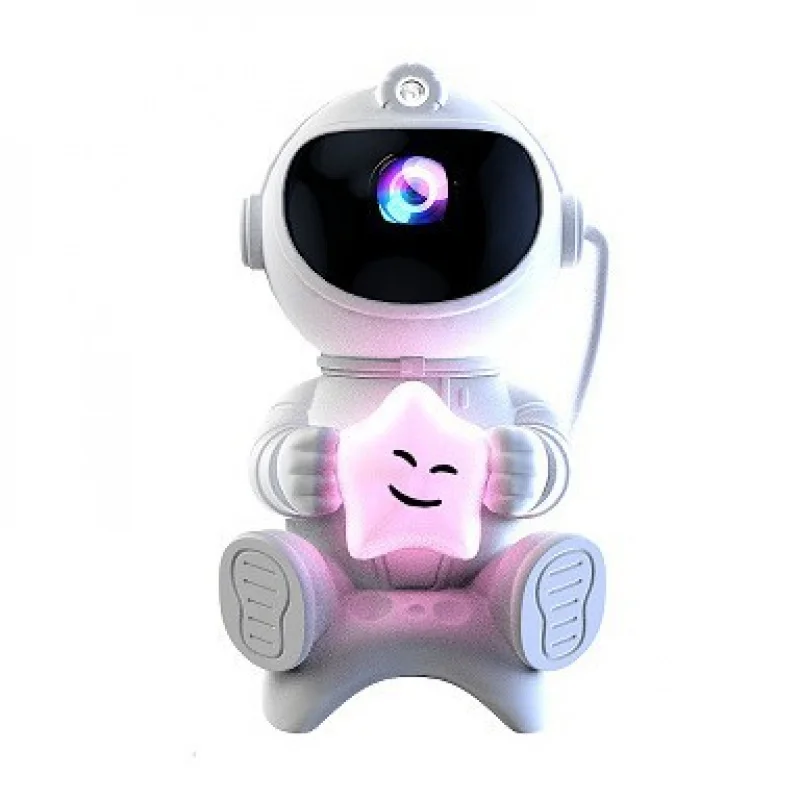 Hug Space Shuttle Star Rocket Moon Astronaut Starry Sky Lamp Spaceman  Atmosphere Projection