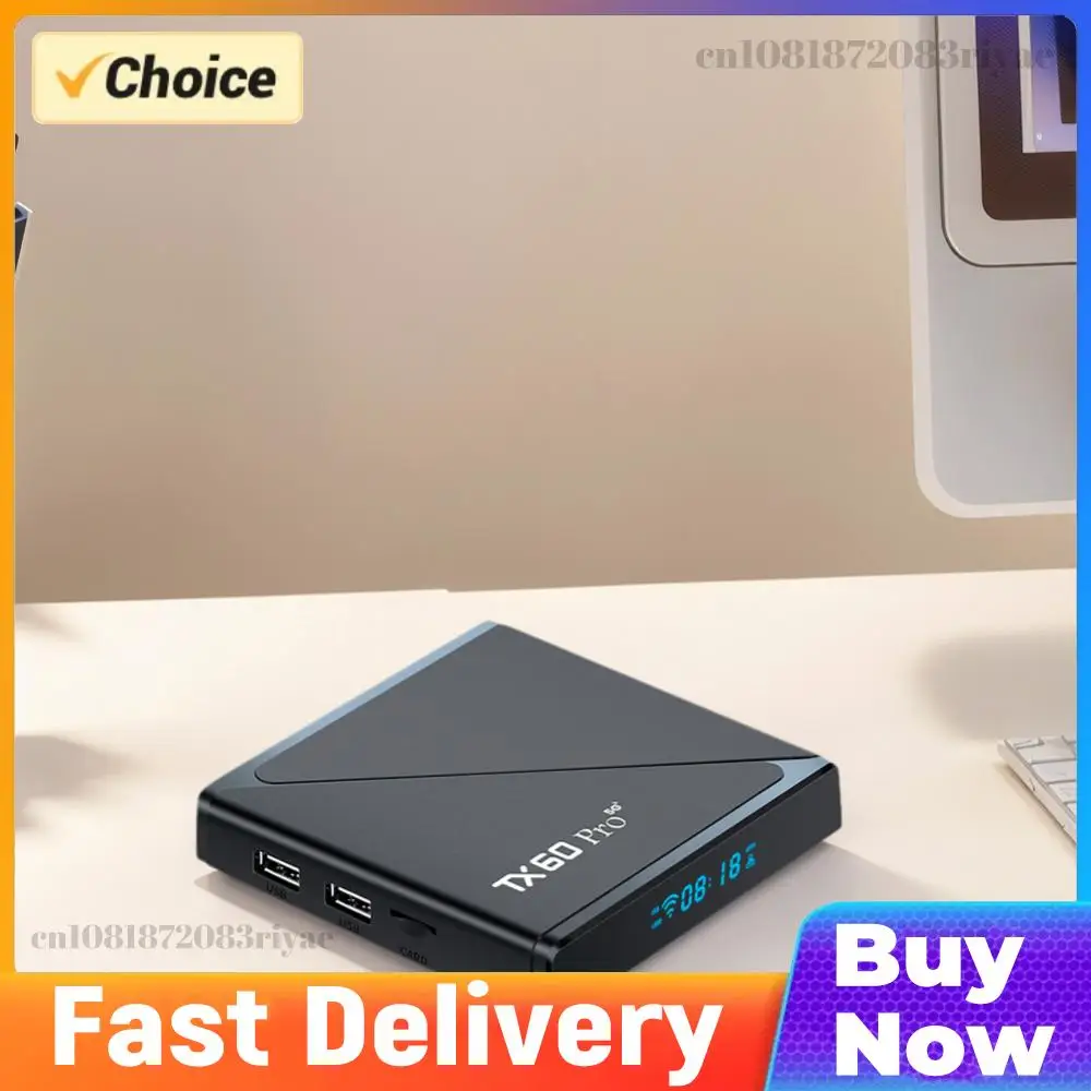 

ТВ-приставка Android 10 Smart TV Box 1GB 8GB 14K 2.4G/5G Dual WiFi с пультом дистанционного управления