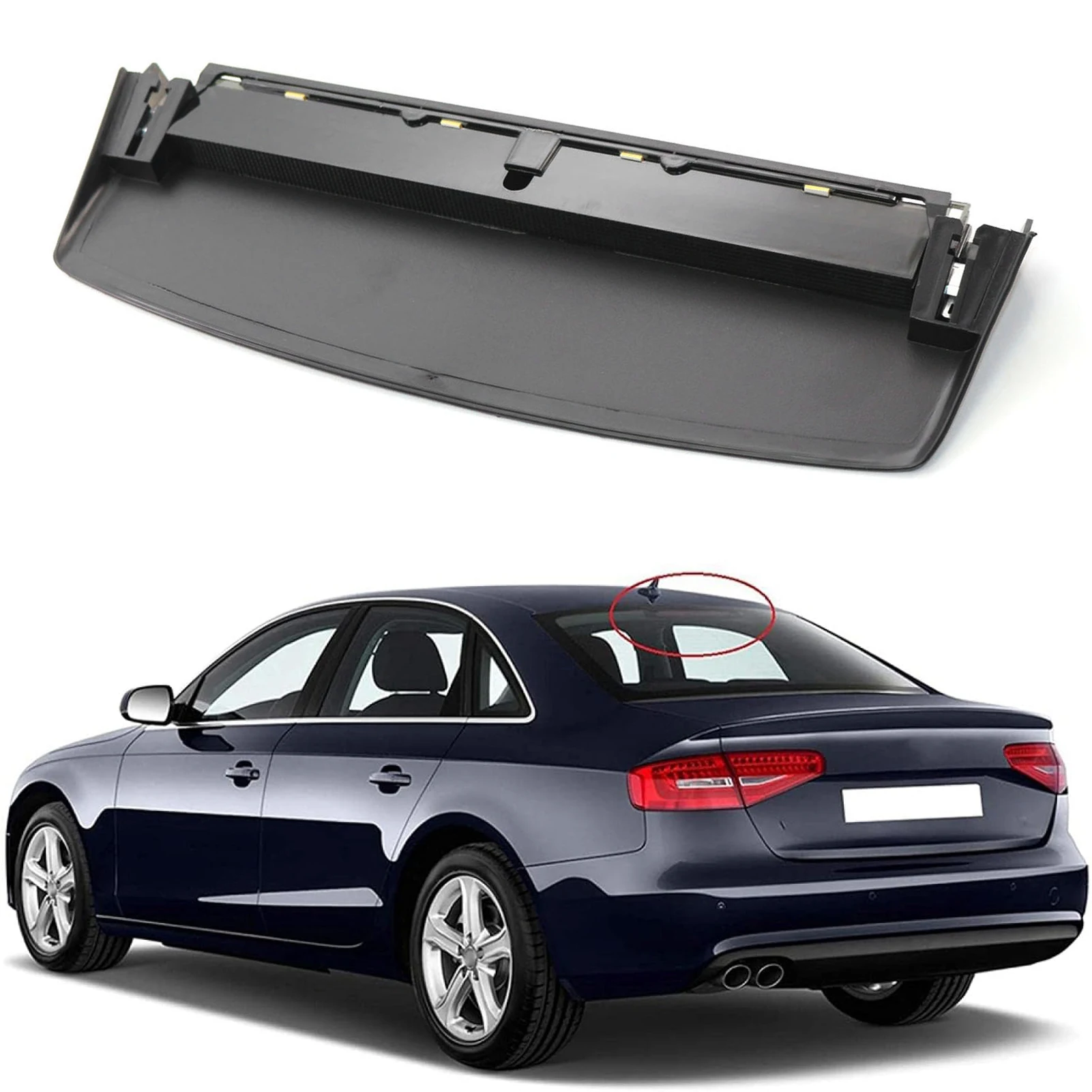 

High Mount Stop Lamp Third Brake Light High Mount Stop Light Replacement Replacement for B8 2009-2015