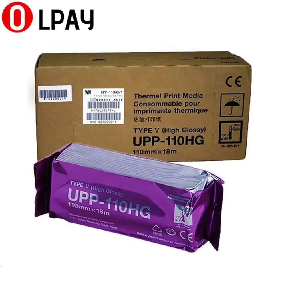 10 roll Compatible UPP-110HG Ultrasound printing paper A6 size black and white For Sony UP-890 UP-895MD UP-D895 UP-897MD UP-D897