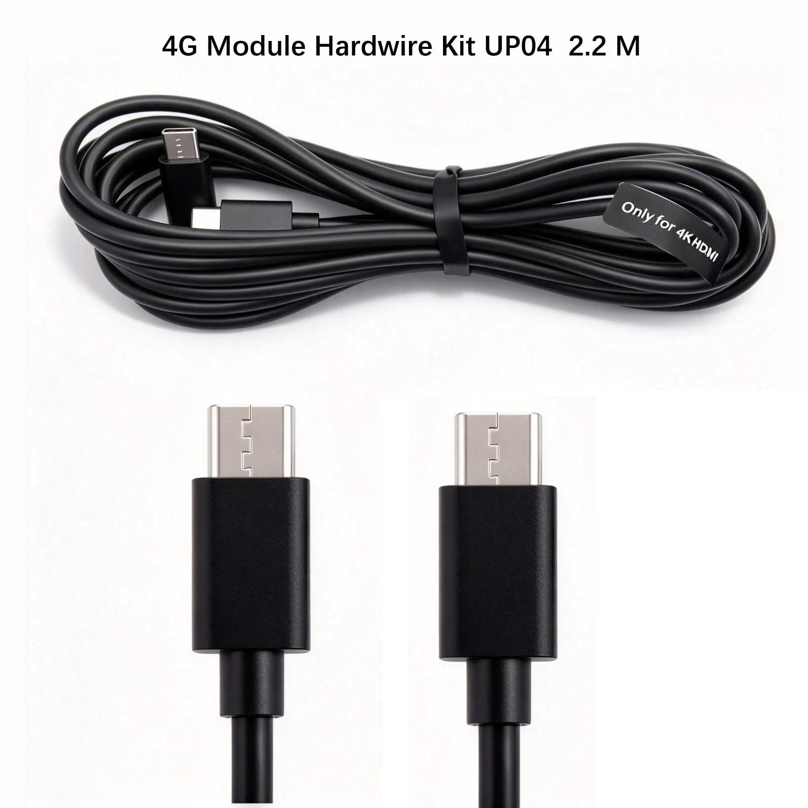 for 70mai 4G Module Hardwire Kit UP04 Cable Length : 2.2 m ( Type-C cable ) Extended version