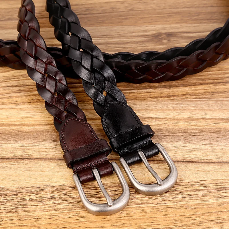 handwoven-2025-new-women's-belt-vintage-versatile-buckle-jeans-belt-leather-accessories-fashionable-stylish-essential