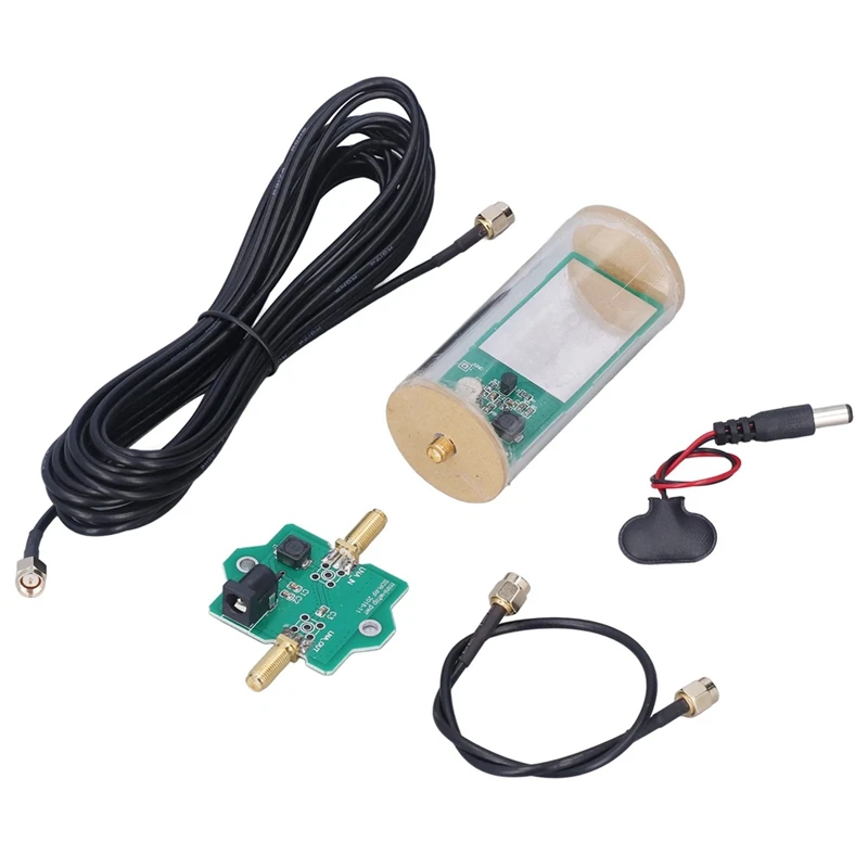 Imagem -02 - Mini Whip Antena para Rádio Receptor Rtlsdr Ultrashort Ultra Curto Módulo Ativo Verde Conjunto