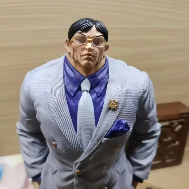In Stock Muscle Fighting Man Character Figurine Pixiv Old Boxing Champion Landscape Model Anime Desktop Ornament Collection Gift