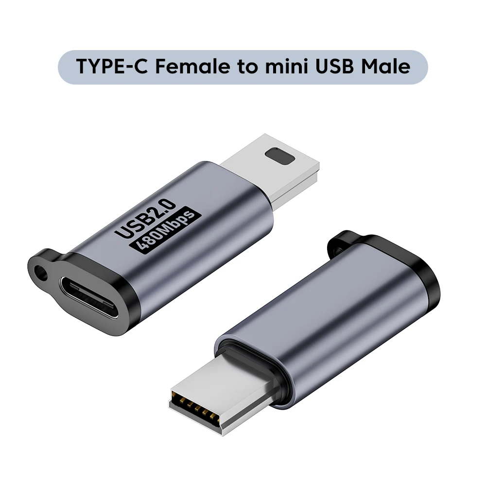 Micro USB Naar Type C Adapter Mini USB Naar USB C 480Mbps Snelle Data Opladen Connector USBC Naar Lightning Adapter voor iPhone Android - afbeelding 1