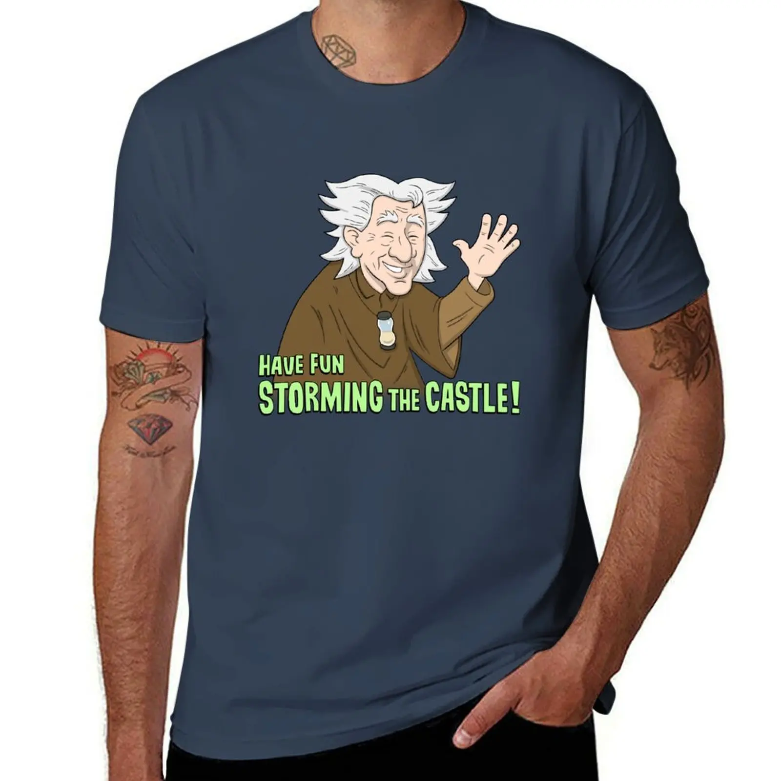 Have fun storming the castle! T-Shirt t shirt personalised t shirts for man cotton soft t shirts with prints T-Shirt
