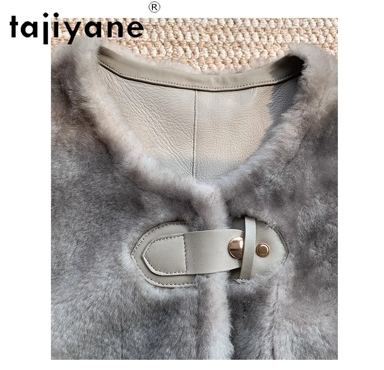 TAJIYANE 100% Natural Merino Sheepskin Coat Women High Quality Long Real Fur Jacket Winter Coats Woman Clothing шуба женская