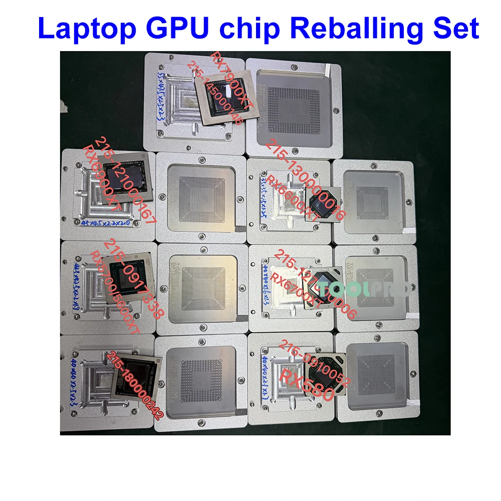 Laptop GPU chip Reballing Station 215-180000242 215-145000146 215-0910052 215-0917338 215-121000167 215-130000016 215-127000006