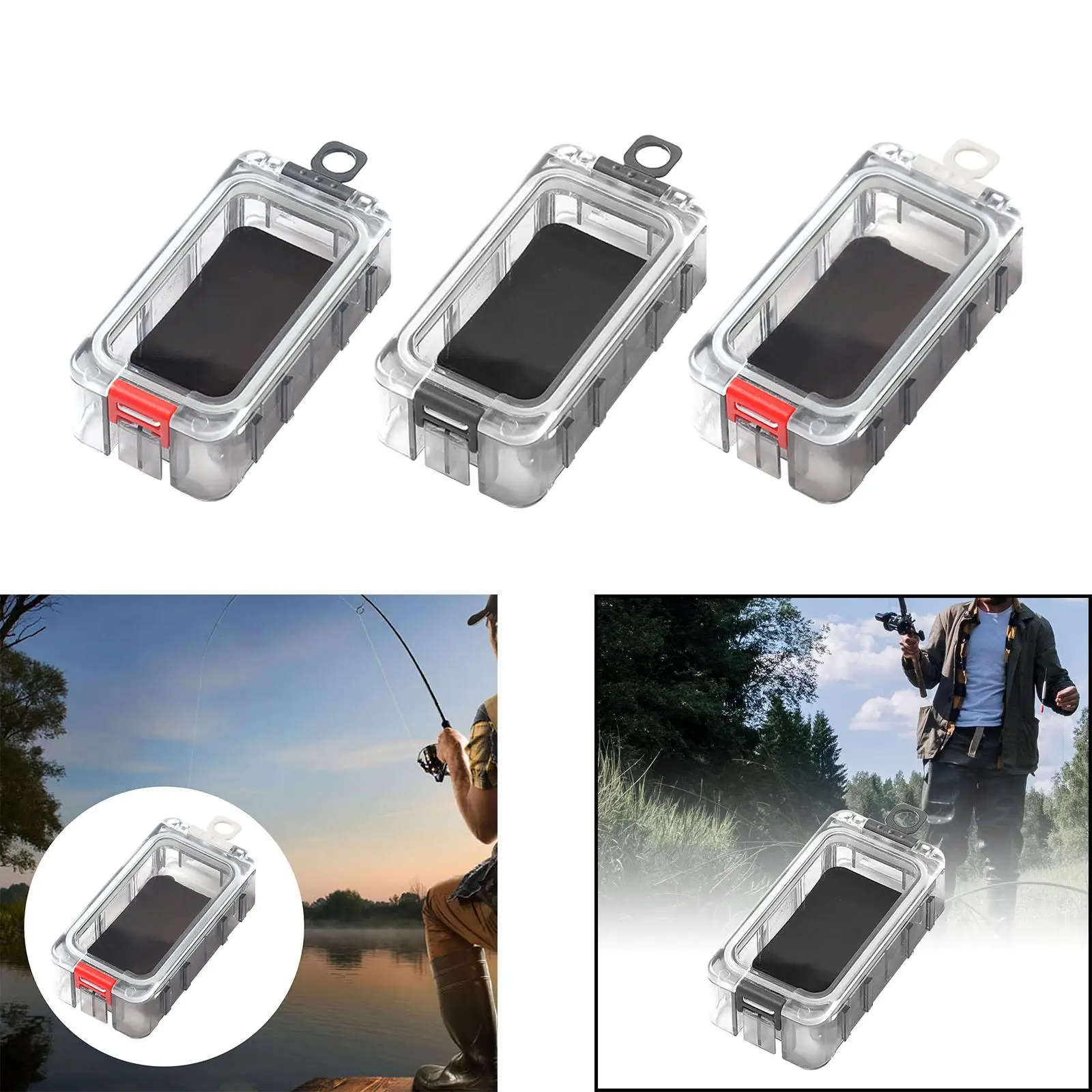 Tackle Box Small Kayak Mini Tackle Box Waterproof Fishing Lures Box Fishing Accessories Storage Box Fishing Hook Organizer