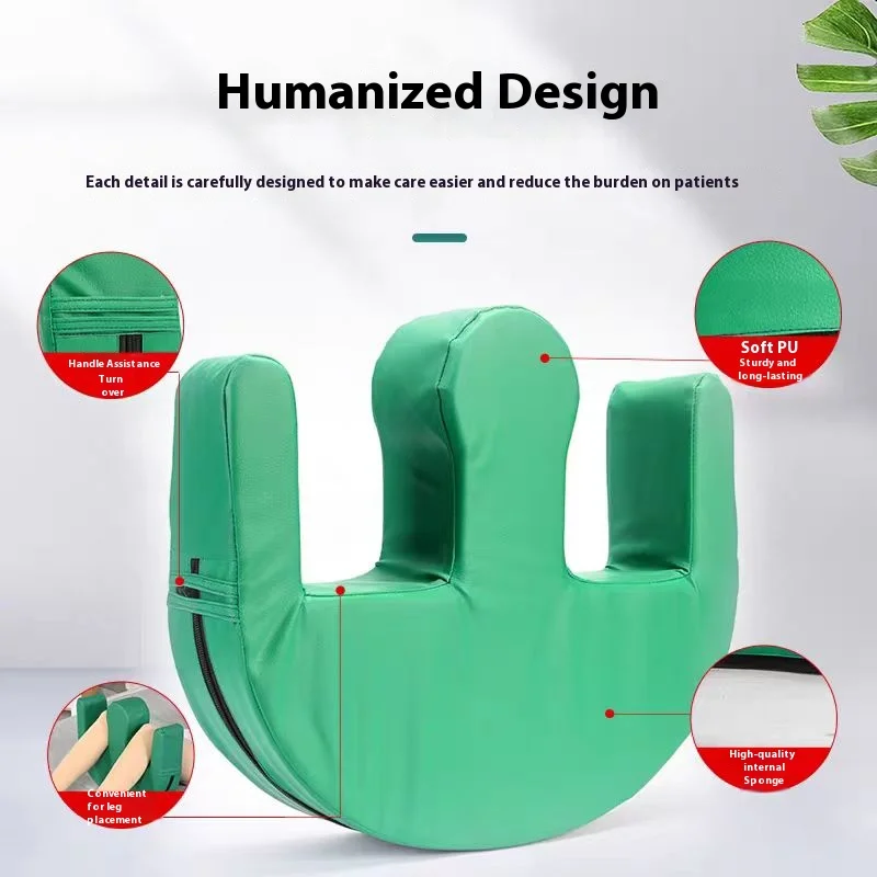 Patient Turning Aid, Bed Rest Knee Joint Turn Pad U-Shaped Pillow