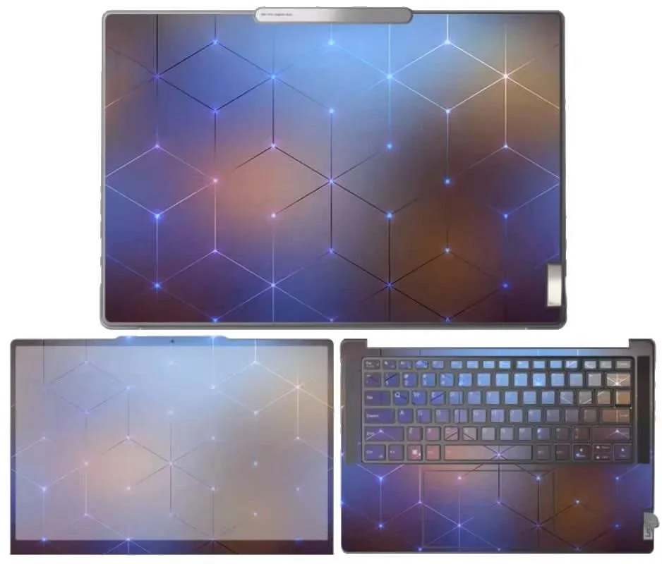 Pre-Cut Anti Scratch winylowa naklejka skóra dla Lenovo Yoga 7i (14 '', Gen 7) joga Slim 9i (14 Gen 7) Yoga Pro 7 14 Gen 8 joga Pro 9i