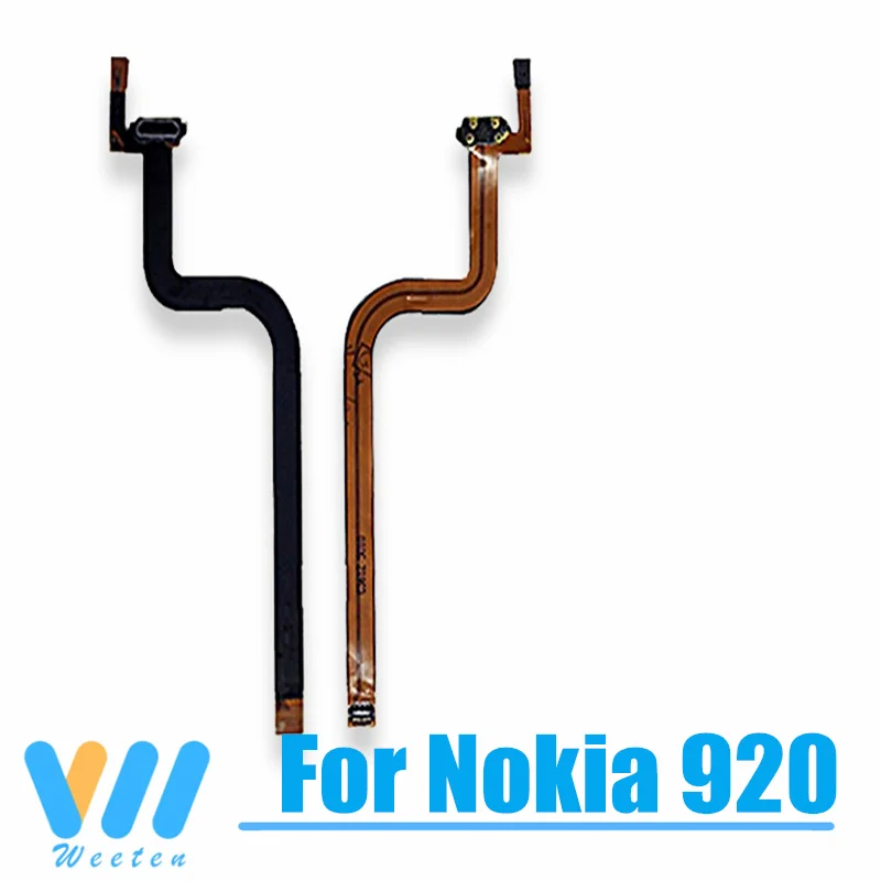 Genuine USB Charging Flex Cable For Nokia 920 Charger Connector Ribbon For Microsoft Lumia 920 Microphone Flex Cable Replacement