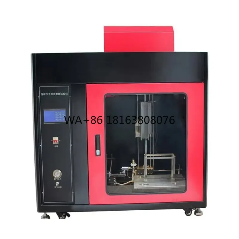 Foam Combustion Tester Burning Test/ Chamber Foam Horizontal and Vertical Flammability Testing Machine
