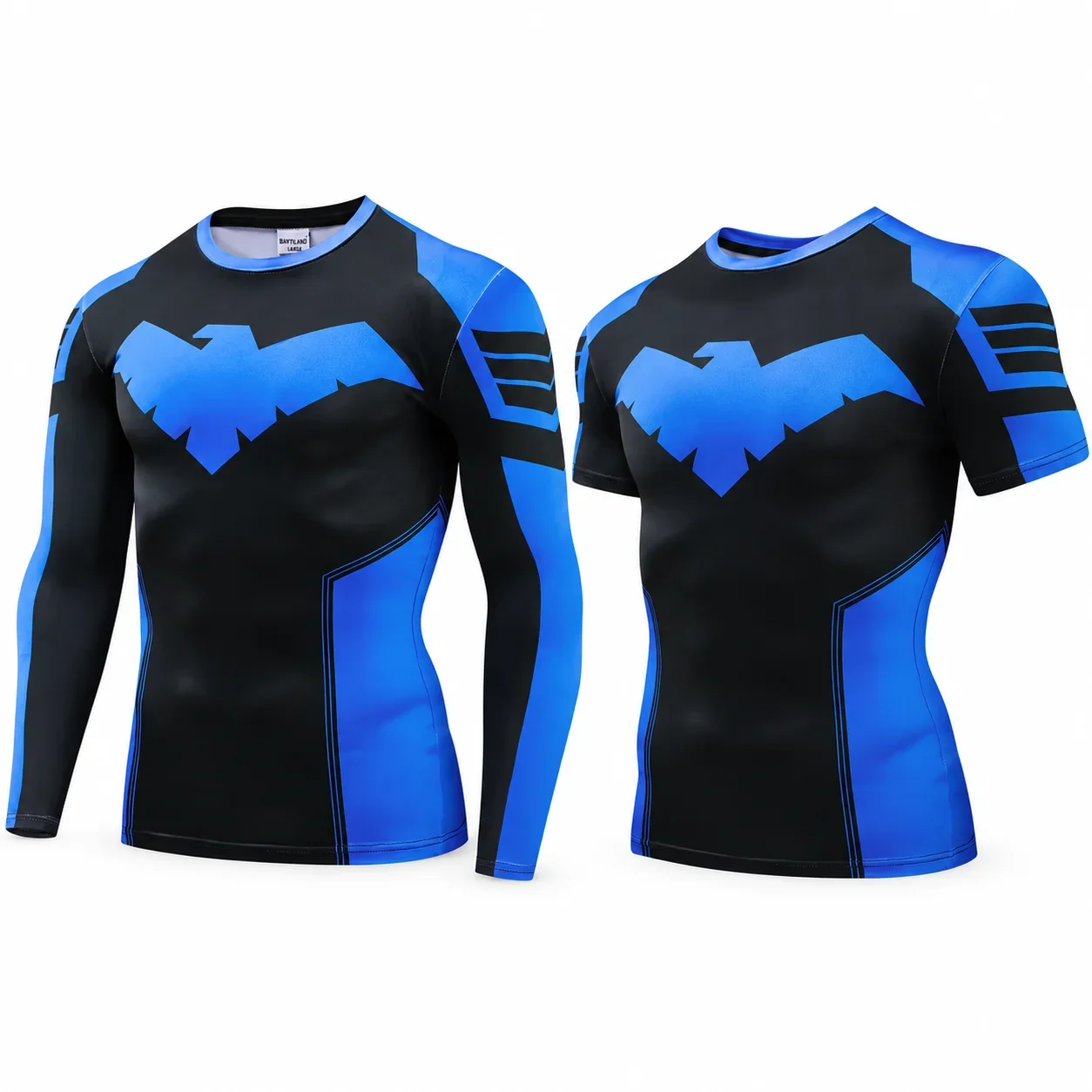 3D Nightwing Men T Shirt  T-Shirts Sportswear Gym Rash Guard Boxing Training Sports Tops Running Quick-Dry Shirts Men