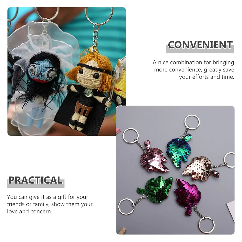 150 قطعة لتقوم بها بنفسك المفاتيح صنع عدة سلسلة مفاتيح من الفولاذ المقاوم للصدأ خواتم المسمار العين دبابيس لصياغة دلايات قلادة المرفقات لوازم