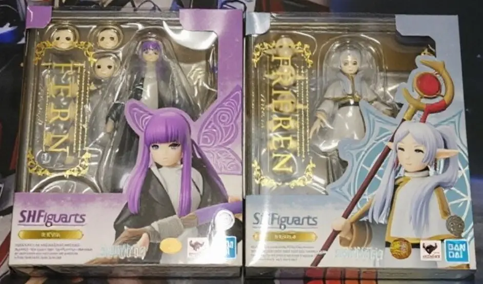 

In-stock Bandai SHF Forsaken Frieren Phyllen Frieren 1/12 Figure Model Collectible Gift