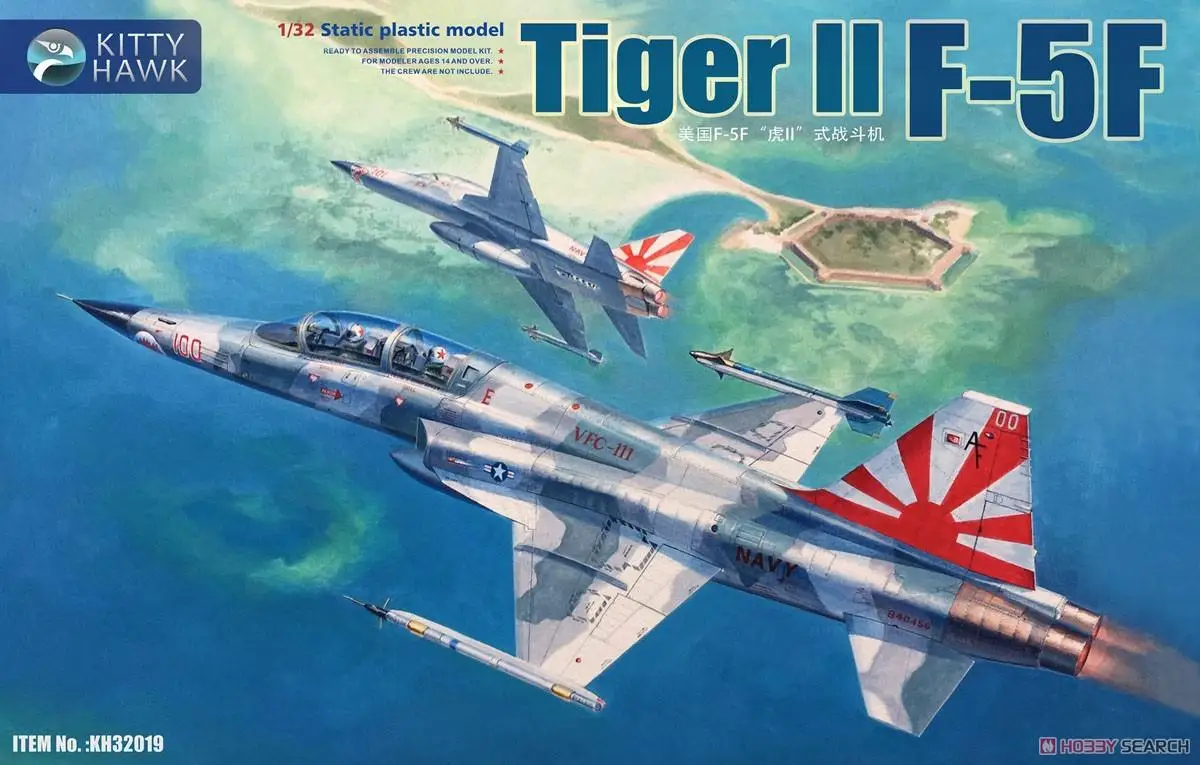 

Kitty Hawk 32019 1/32 F-5F Tiger II NEW Assembly model