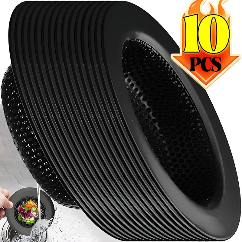 

Kitchen Sink Filter Stainless Steel Mesh Sink Strainer Filter Bathroom Sink Strainer Drain Hole Filter Trap Waste Screen Tools