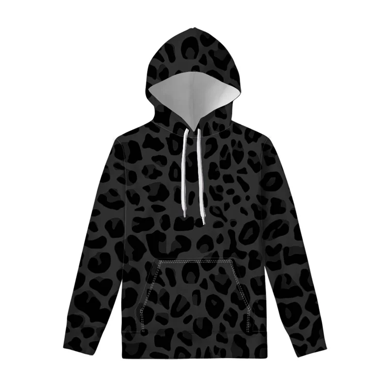 

Fashion Leopard Pattern Hoodies Trend Autumn Long Sleeve Simple Mens 3D Printed Pullovers Casual Streetwear Harajuku Sweatshirt