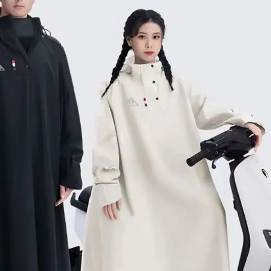 

Thicken Oxford Waterproof Rain Gear Rain Poncho Long Raincoat Loose Oversized Hooded Rainwear Unisex Outdoor Fashion Rain Coat