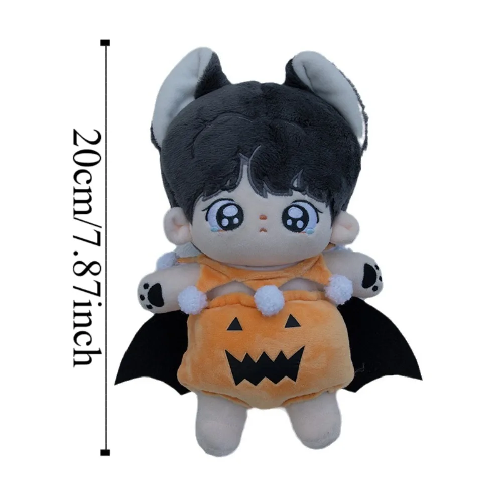 コウモリの羽の綿人形ハロウィン服セットドレスアップファッション綿人形カボチャぬいぐるみスーツかわいいかわいいぬいぐるみ服