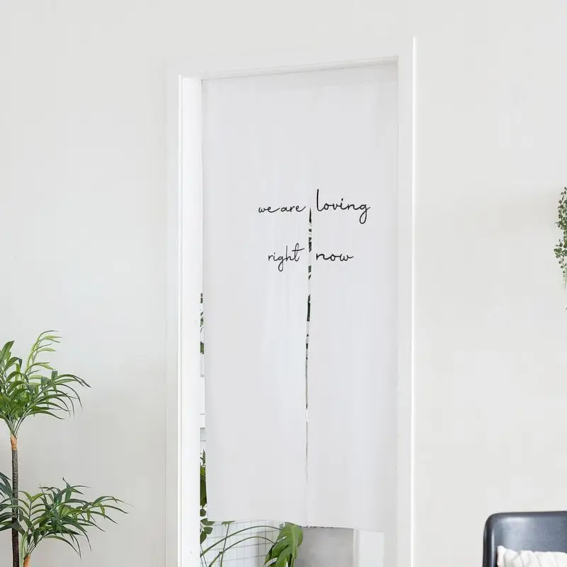 VIKAMA Minimalist Korean Style Japanese Door Curtains, Partition Curtains, Kitchen, Bedroom, And Foyer Decoration