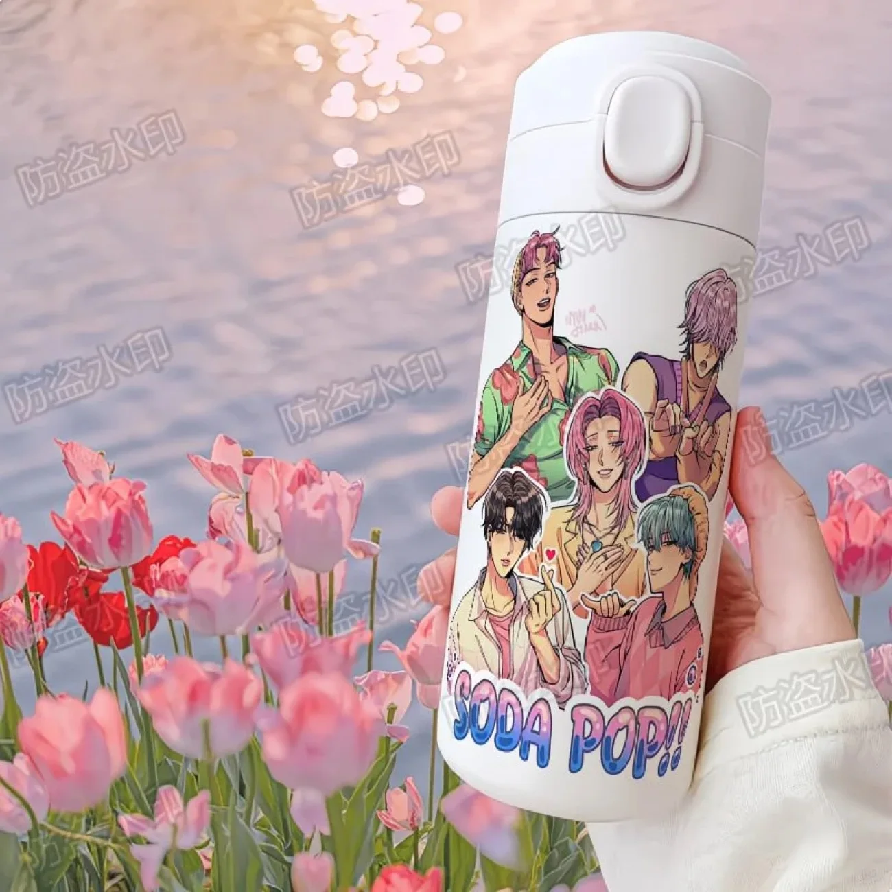 كوب ماء للأطفال من Disney Cartoon KPop Demon Hunters مع هدية جميلة من القش #2