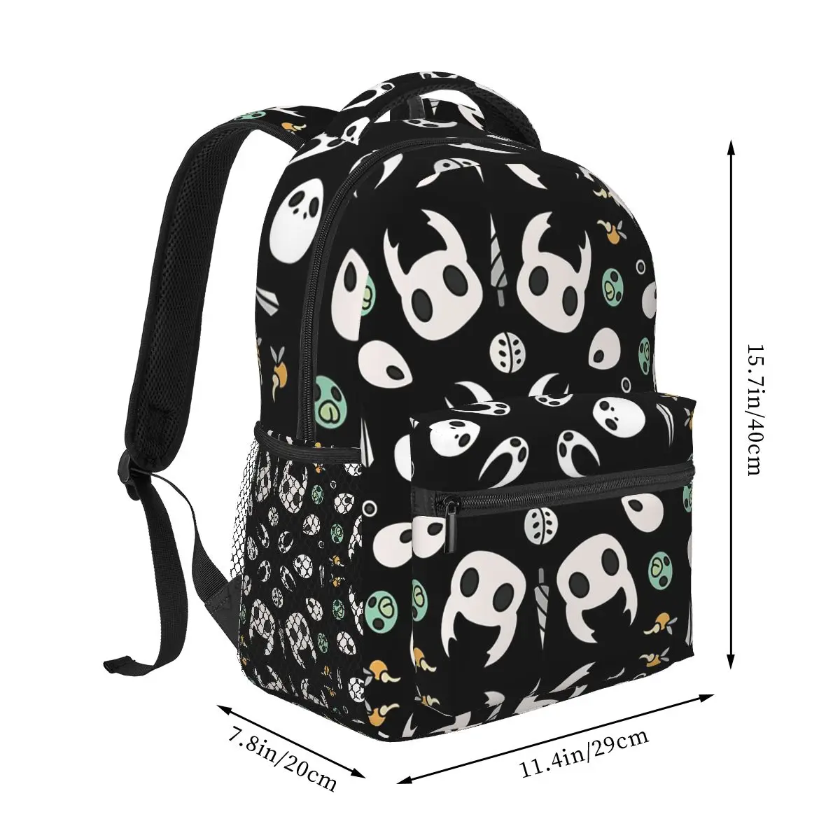 Hollow Knight 10 Student Backpack School Bag Hiking Travel Daypack for Men Women Fashion Bookbag Shoulder Bags