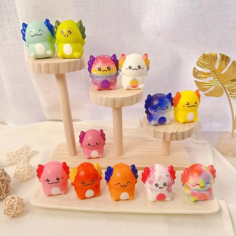 5/10Pcs Slow Rising Toy Kids Adult Mini Kawaii Newt Cute Stress Relief Squeeze Toys Fun Birthday Party Favors And Novelty Prizes