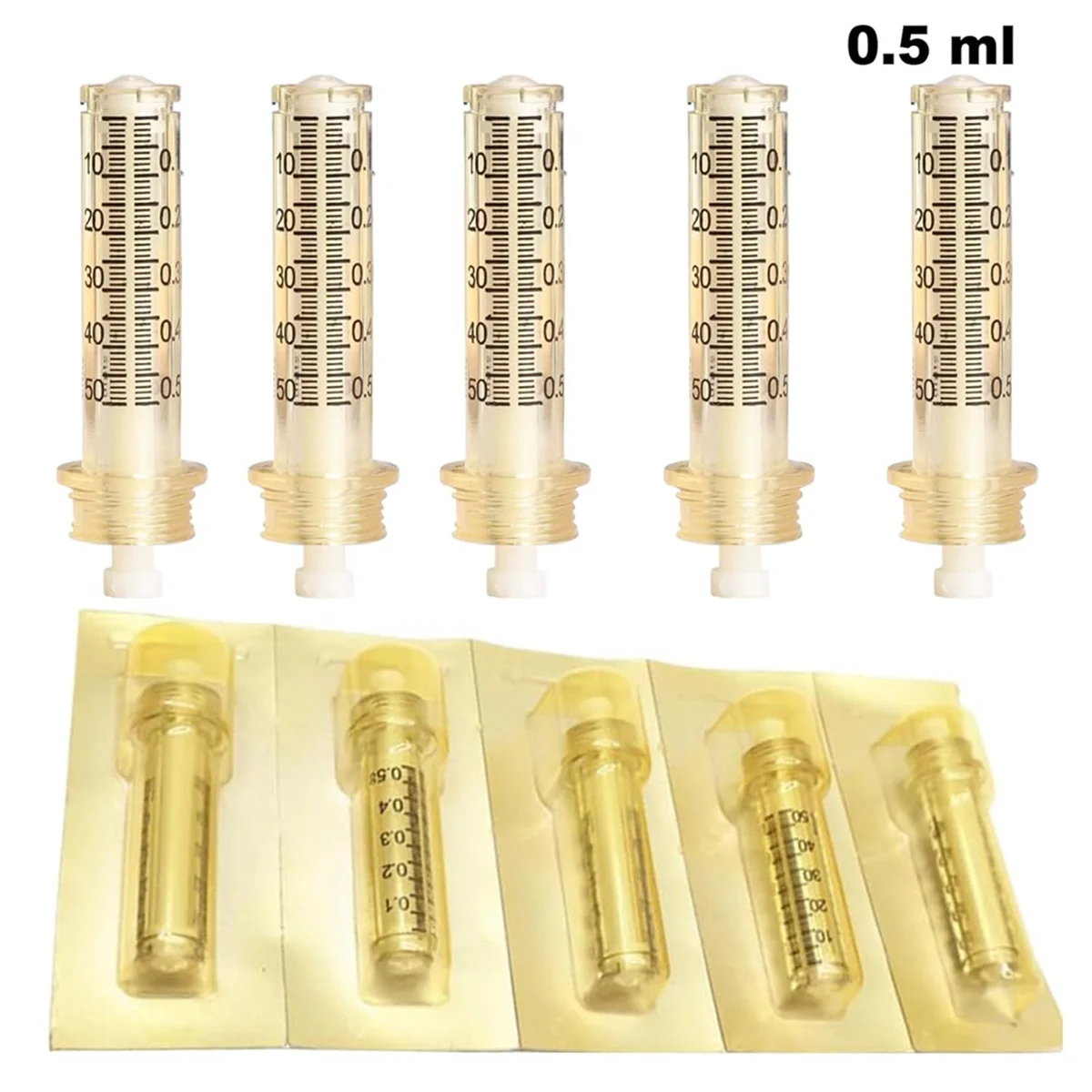 

Ampoule Transfer Device Empty Ampoule Nozzle - Disposable ,Individually Wrapped (10pcs) 0.5ML
