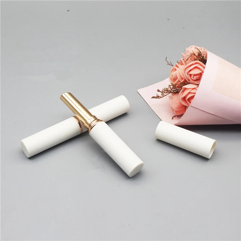 

100Pcs 7.7mm Refillable Empty Chapstick Tube Filling Directly Oblique DIY Makeup Tool Lip Balm Container