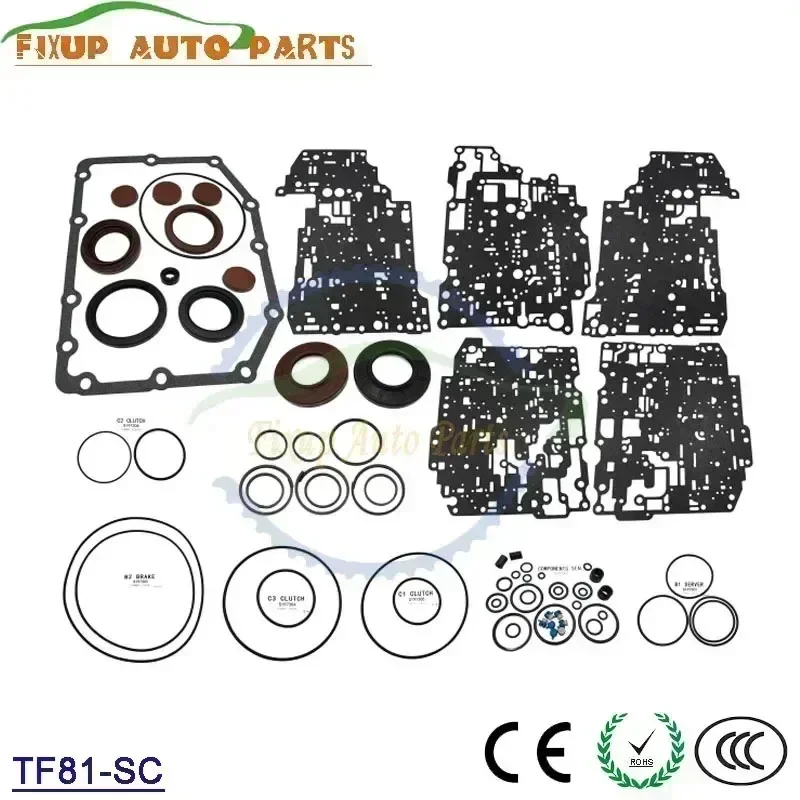 

TF81SC Auto Transmission Seal Gasket Gearbox Overhaul Repair Kit For VOLVO CADILLAC FORD LINCOLN MAZDA TF80-SC TF81-SC