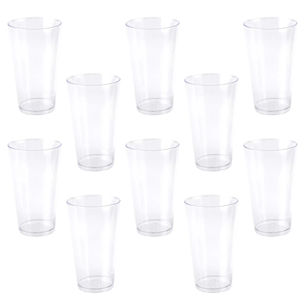 

50Pcs Transparent Plastic Round Dessert Cups Reusable Containers for Birthday Bbq Wedding Catering Dessert Cup