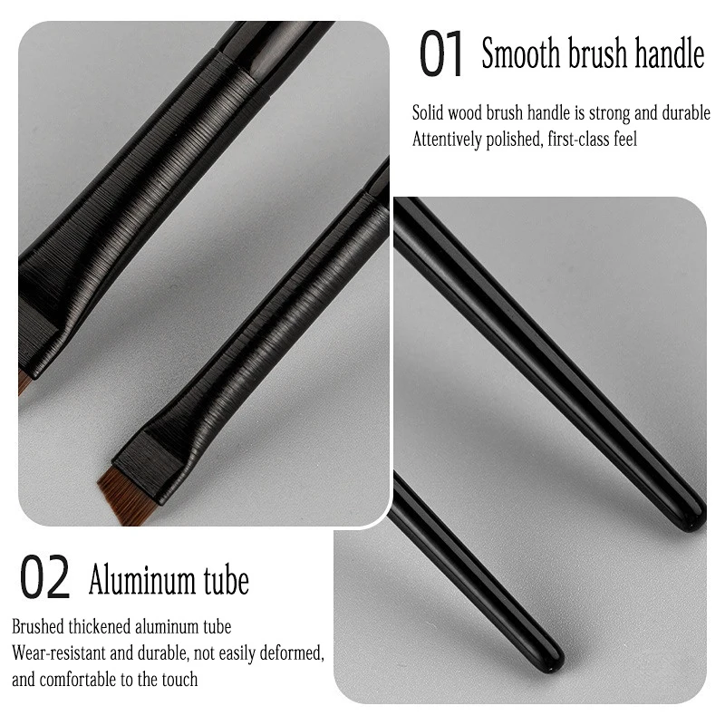 1/2pcs Makeup Brushes Set Eyebrow Eyeliner Brush Small Angled Blade Liner Brow Contour Brush Beauty Cosmetics Eyeliner Tool