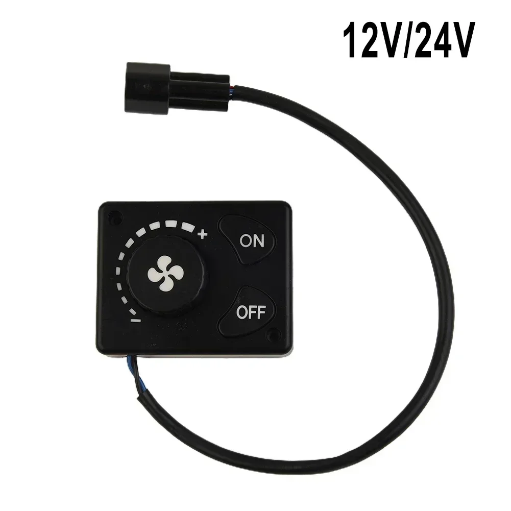 3 Pin Diesel Air 12/24V Parking Heater Control Knob Controller Switch Truck For Car Track Air Diesel Heater LCD Knob Controller