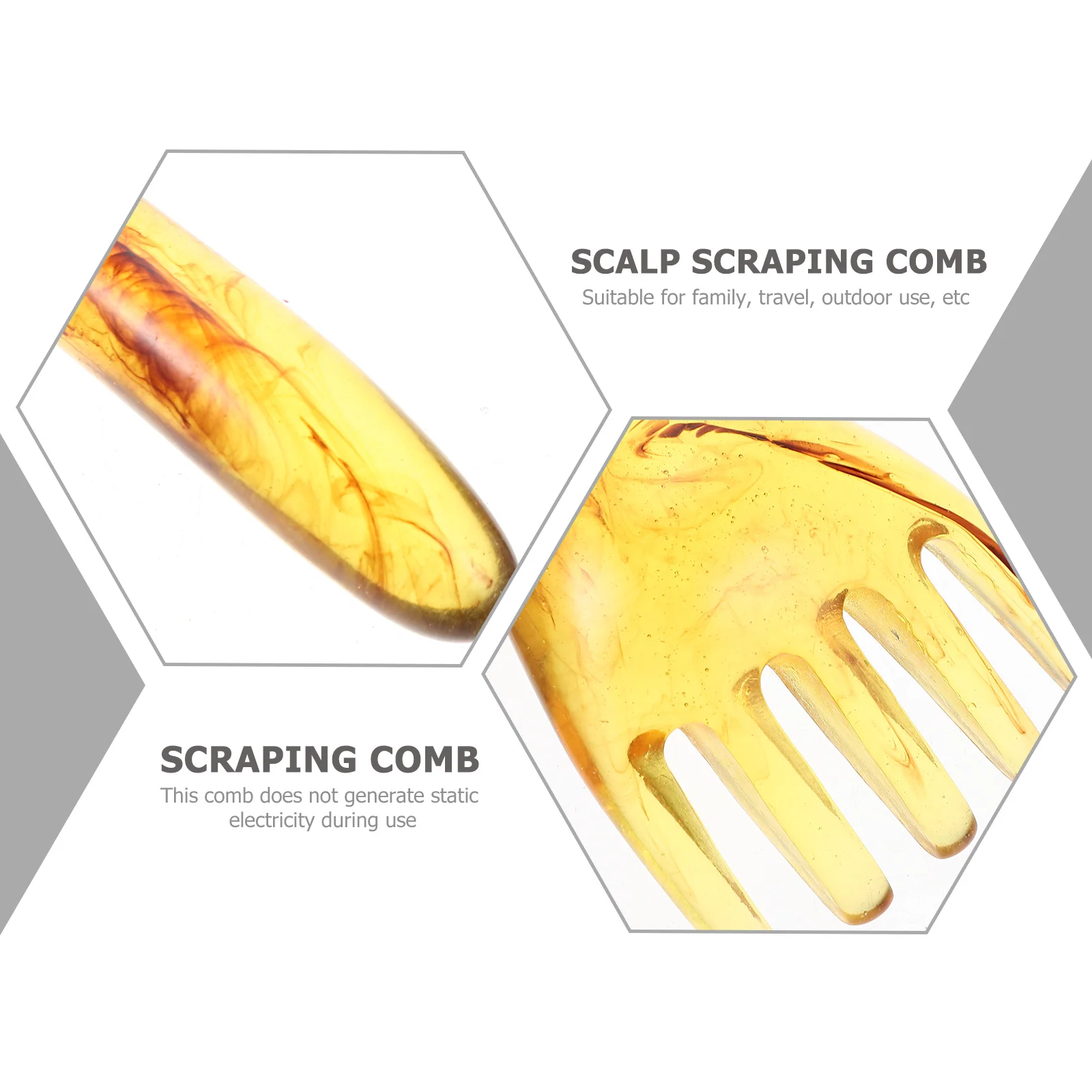 

FRCOLOR массажная расческа для кожи головы, ручной скребок, инструмент из смолы, дизайн осьминога для релаксации и снятия стресса