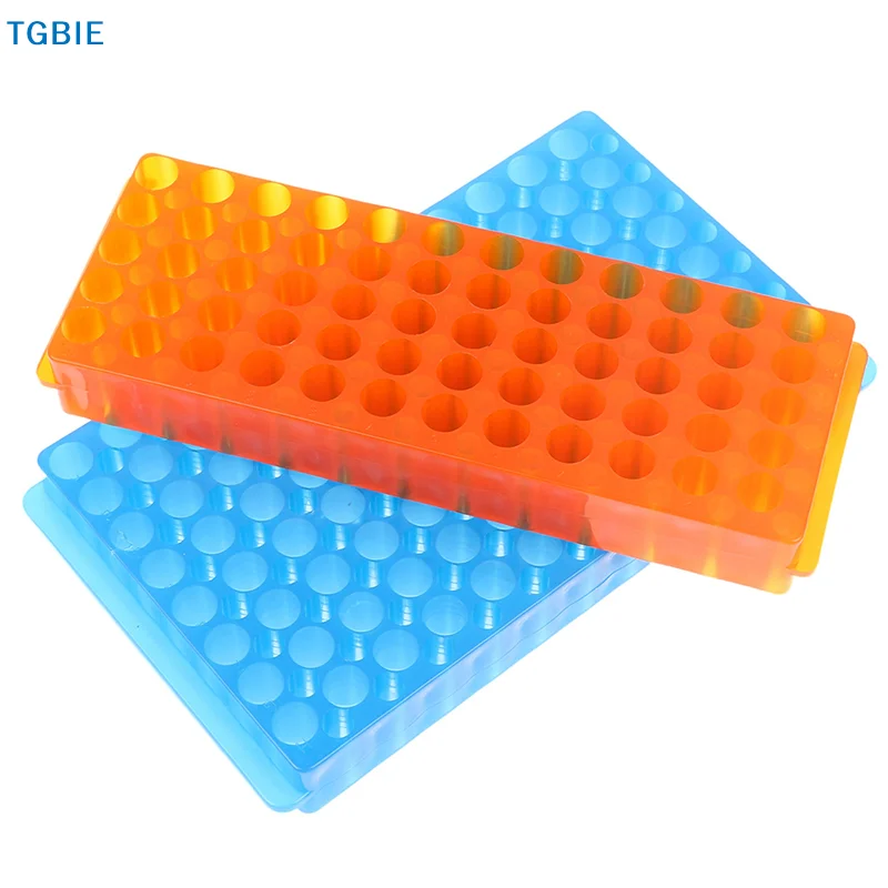 [TL]【TL】NEW High Quality 60 Sockets Centrifuge Test Tube Rack Dual Purpose Double Panel 0.5ml/1.5ml