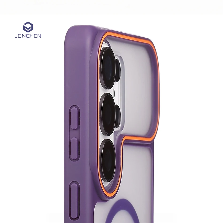 Luxury Magnetic Matte Clear Case For Samsung Galaxy S26 PlusS25 FE S24 23 UltraS26Ultra For Magsafe Wireless Charge Armor Cover